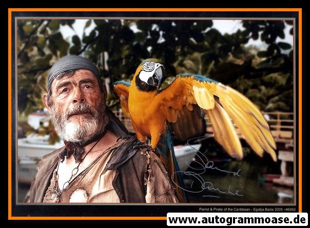 Autogramm Film (UK) | David BAILIE | 2005 Foto "Pirates Of The Caribbean" 2