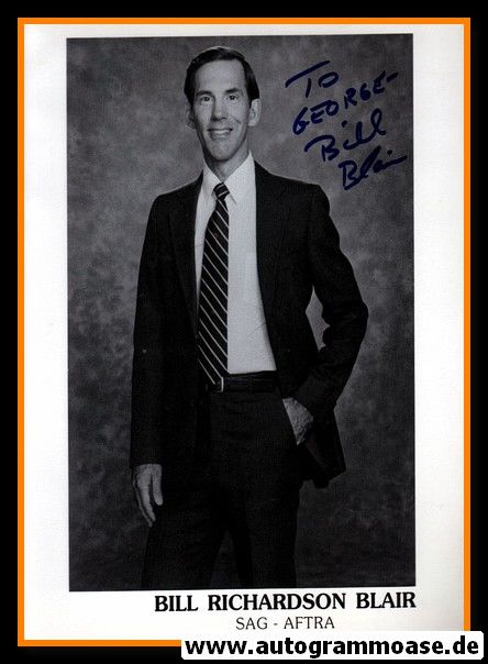 Autogramm Film (USA) | Bill BLAIR | 1990er (Portrait SW) SAG-AFTRA