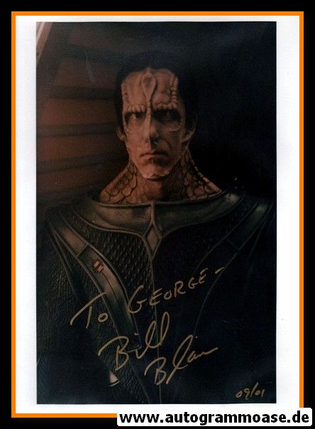Autogramm Film (USA) | Bill BLAIR | 1990er "Star Trek" (Cardassian)