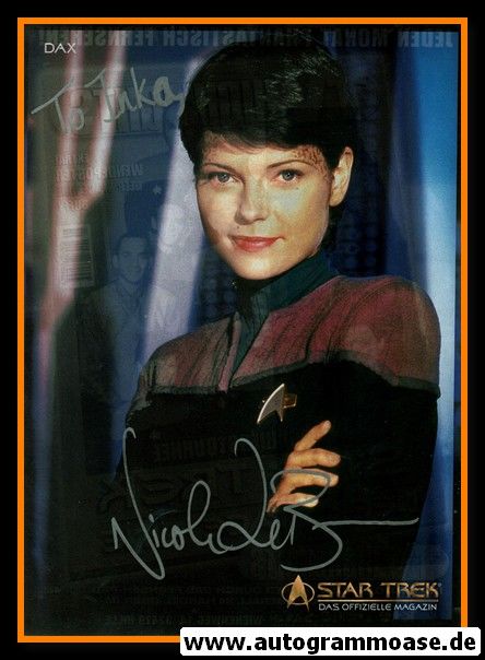 Autogramm Film (Kanada) | Nicole DE BOER | 1999 (Star Trek Magazin) Ezri Dax