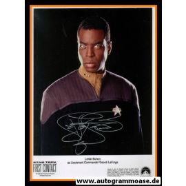 Autogramm Film (USA) | LeVar BURTON | 2001 Foto "Star Trek" (Geordi LaForge)