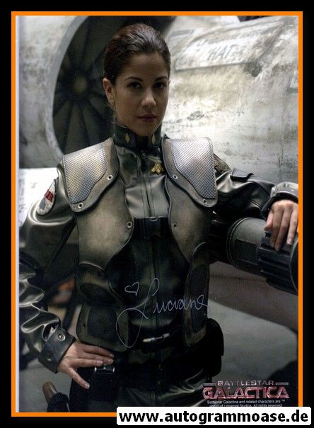 Autogramm Film (Kanada) | Luciana CARRO | 2000er "Battlestar Galactica" 2