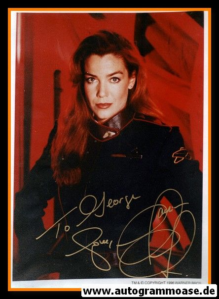 Autogramm Film (USA) | Claudia CHRISTIAN | 1996 Foto "Babylon 5"