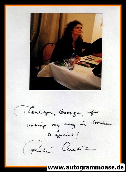Autogramm Film (USA) | Robin CURTIS | 1990er Foto (Portrait Color Convention) 2