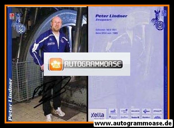 Autogramm Fussball | MSV Duisburg | 2006 | Peter LINDNER