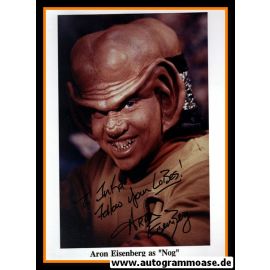 Autogramm Film (USA) | Aron EISENBERG | 1990er Foto "Star Trek" (Nog)