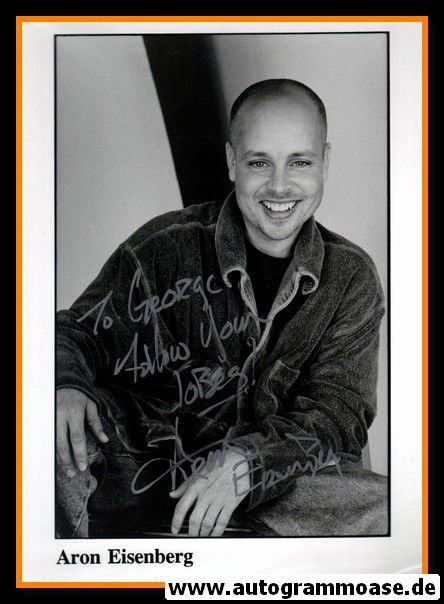 Autogramm Film (USA) | Aron EISENBERG | 2000er (Portrait SW)