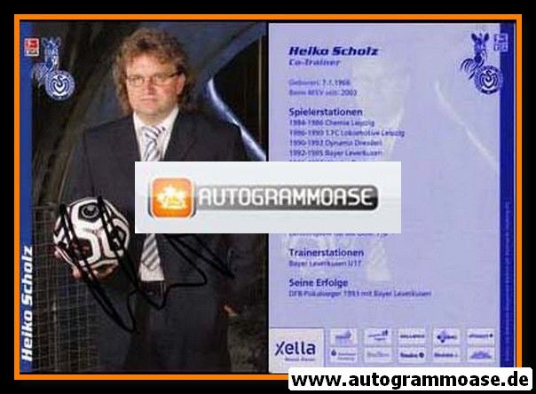 Autogramm Fussball | MSV Duisburg | 2006 | Heiko SCHOLZ