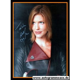 Autogramm Film (Kanada) | Tricia HELFER | 2000er Foto "Battlestar Galactica"