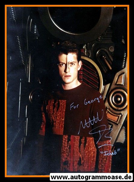 Autogramm Film (USA) | Manu INTIRAYMI | 1990er Foto "Star Trek" (Icheb)