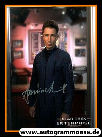Autogramm Film (UK) | Dominic KEATING | 2004 Foto "Star Trek" (Malcolm Reed)