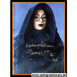 Autogramm Film (AUS) | Nalini KRISHAN | 2000er Foto "Star Wars" (Portrait Color XL) Barriss Offee 2