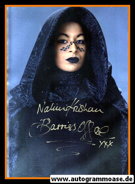 Autogramm Film (AUS) | Nalini KRISHAN | 2000er Foto "Star Wars" (Portrait Color XL) Barriss Offee 2