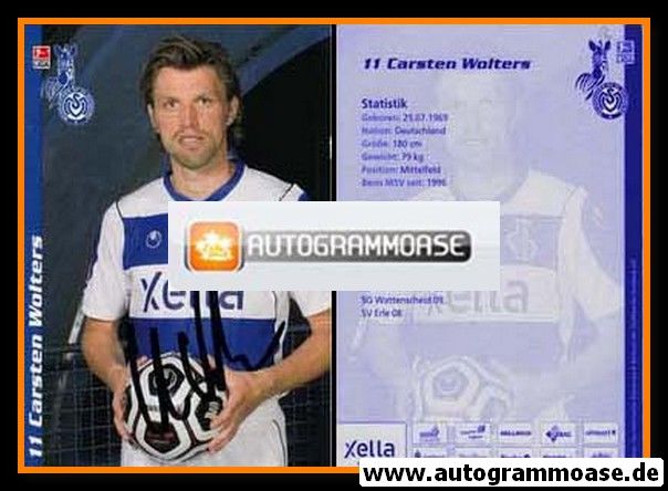 Autogramm Fussball | MSV Duisburg | 2006 | Carsten WOLTERS