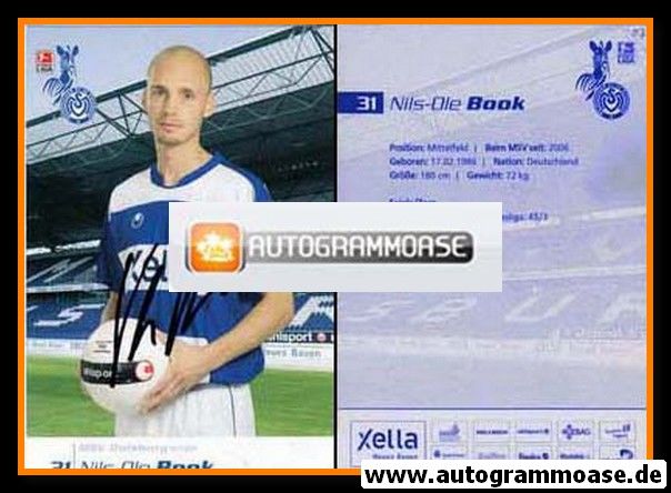 Autogramm Fussball | MSV Duisburg | 2007 | Nils-Ole BOOK