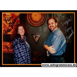 Autogramme Film (USA) | Janet + Larry NEMECEK | 1990er Foto (Portrait Color Convention)