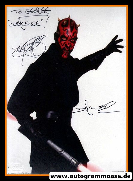 Autogramm Film (UK) | Ray PARK | 1990er "Star Wars" (Darth Maul)