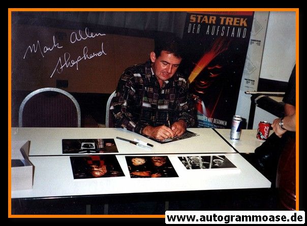 Autogramm Film (USA) | Mark Allen SHEPHERD | 1998 Foto (Star Trek) 2