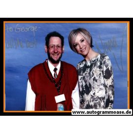 Autogramm Film (USA) | Nana VISITOR | 1990er Foto (Portrait Color Convention)