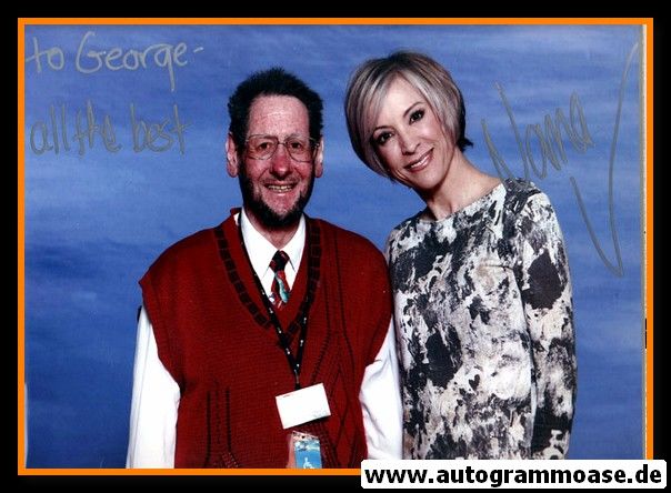 Autogramm Film (USA) | Nana VISITOR | 1990er Foto (Portrait Color Convention)