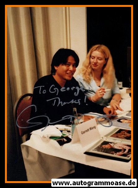 Autogramm Film (USA) | Garrett WANG | 1990er Foto (Portrait Color Convention) 2