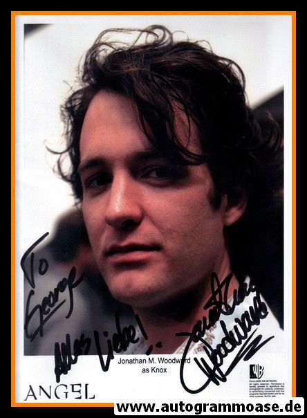 Autogramm Film (USA) | Jonathan WOODWARD | 2000 Foto "Angel" (Knox)