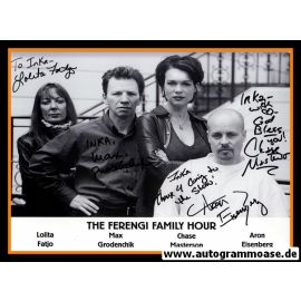 Autogramme Film (USA) | THE FERENGI FAMILY HOUR | 2000er (Portrait SW) + 4 AG