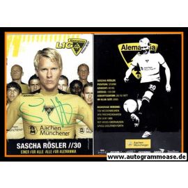 Autogramm Fussball | Alemannia Aachen | 2006 | Sascha RÖSLER