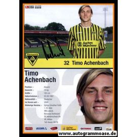 Autogramm Fussball | Alemannia Aachen | 2008 | Timo ACHENBACH