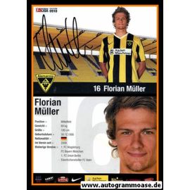 Autogramm Fussball | Alemannia Aachen | 2009 | Florian MÜLLER