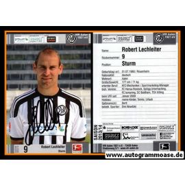 Autogramm Fussball | VfR Aalen | 2013 | Robert LECHLEITER
