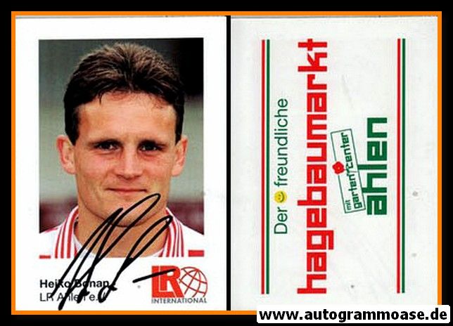 Autogramm Fussball | Rot Weiss Ahlen | 1990er | Heiko BONAN