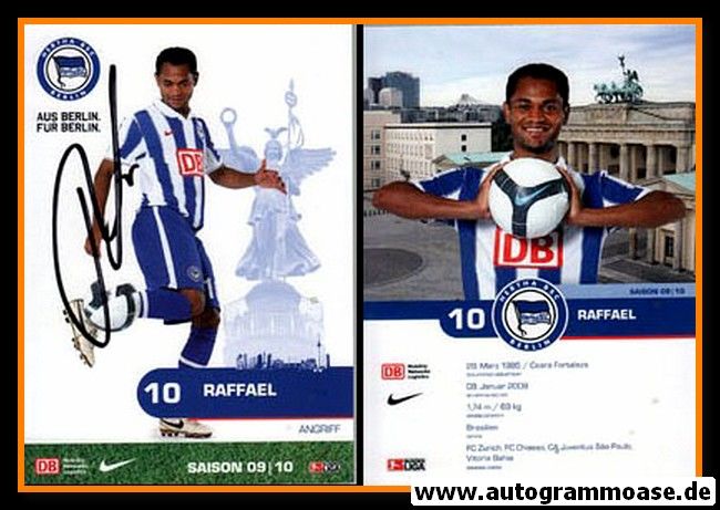 Autogramm Fussball | Hertha BSC Berlin | 2009 | RAFFAEL