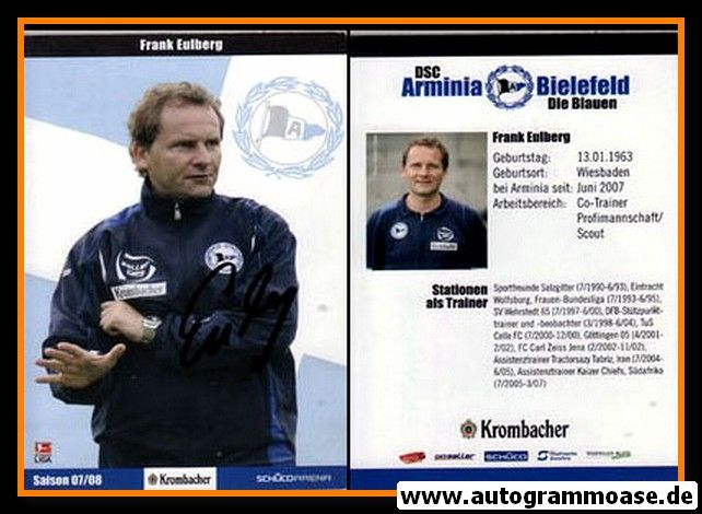 Autogramm Fussball | DSC Arminia Bielefeld | 2007 | Frank EULBERG