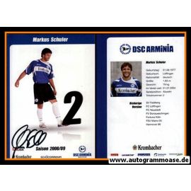 Autogramm Fussball | DSC Arminia Bielefeld | 2008 | Markus SCHULER