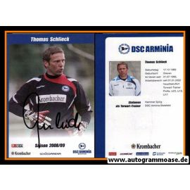 Autogramm Fussball | DSC Arminia Bielefeld | 2008 | Thomas SCHLIECK