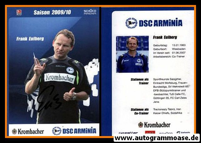Autogramm Fussball | DSC Arminia Bielefeld | 2009 | Frank EULBERG