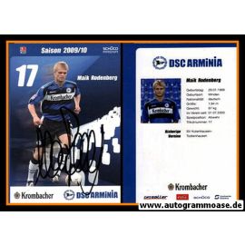 Autogramm Fussball | DSC Arminia Bielefeld | 2009 | Maik RODENBERG