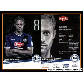 Autogramm Fussball | DSC Arminia Bielefeld | 2014 | Daniel BRINKMANN