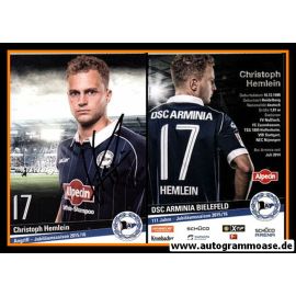 Autogramm Fussball | DSC Arminia Bielefeld | 2015 | Christoph HEMLEIN