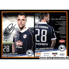 Autogramm Fussball | DSC Arminia Bielefeld | 2015 | Koen VAN DER BIEZEN