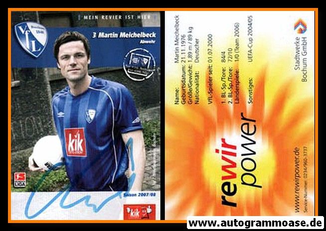 Autogramm Fussball | VfL Bochum | 2007 | Martin MEICHELBECK