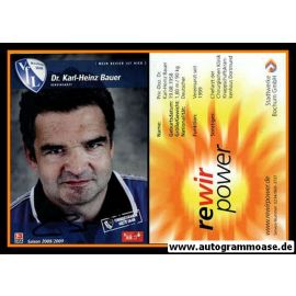 Autogramm Fussball | VfL Bochum | 2008 | Karl-Heinz BAUER