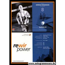 Autogramm Fussball | VfL Bochum | 2009 | Andreas JOHANSSON