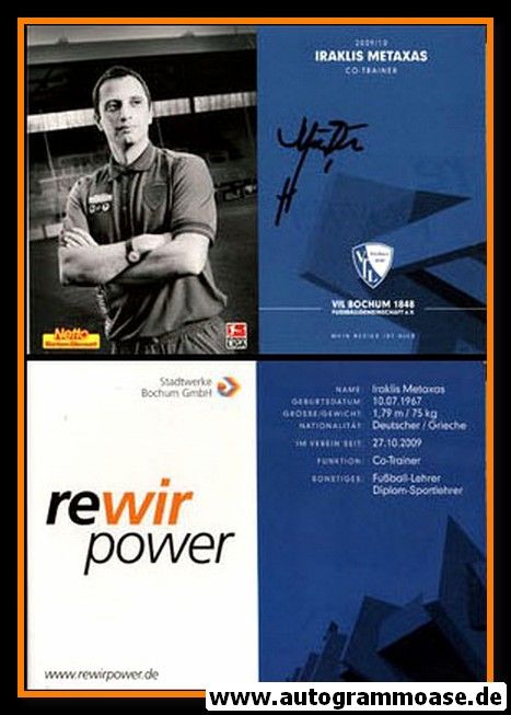 Autogramm Fussball | VfL Bochum | 2009 | Iraklis METAXAS