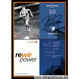 Autogramm Fussball | VfL Bochum | 2009 | Patrick FABIAN