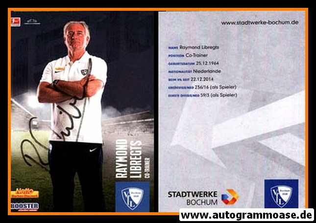 Autogramm Fussball | VfL Bochum | 2015 | Raymond LIBREGTS