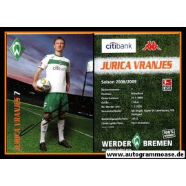 Autogramm Fussball | SV Werder Bremen | 2008 | Jurica VRANJES