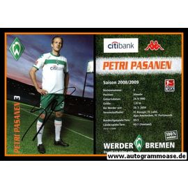 Autogramm Fussball | SV Werder Bremen | 2008 | Petri PASANEN