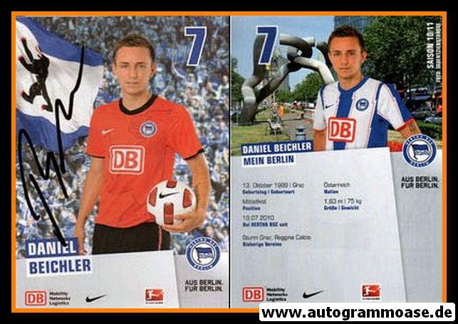 Autogramm Fussball | Hertha BSC Berlin | 2010 | Daniel BEICHLER